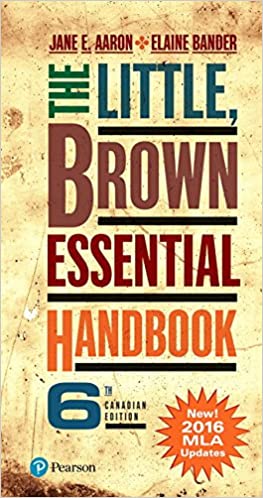 The Little, Brown Essential Handbook (6th Canadian Edition) - Orginal Pdf